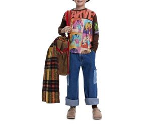 Desigual TS_Hulk_Marvel T-Shirt, marrón, 10 Años Boy's
