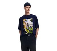 Desigual TS_Manitoba T-Shirt, Azul, XL Men's