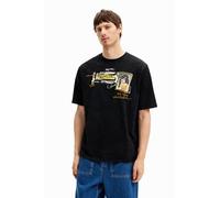 Desigual TS_MAX, 2006 Gris Oscuro, S, Negro, S