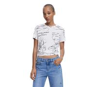 Desigual TS_Mickey Blouse, Blanco, S Women's