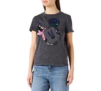 Desigual TS_Mickey Camo Camiseta, Black, S De Las Mujeres