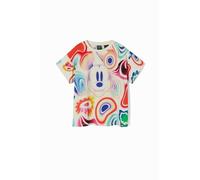 Desigual TS_Mickey Galactic Camiseta, Blanco, 4 años para Niñas