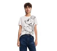 Desigual TS_MICKEYDRAWING, 1001 Crudo, M, Blanco, M