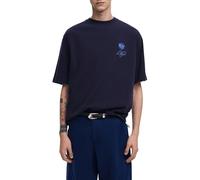 Desigual TS_Palma T-Shirt, Azul, M para Hombre