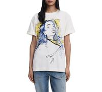 Desigual TS_Portrait Blouse, Blanco, M Women's