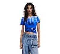Desigual TS_Potomac T-Shirt, Azul, M Women's