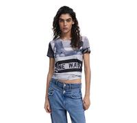 Desigual TS_Potomac T-Shirt, Negro, L Women's