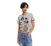 Desigual TS_Shadow, 2009 Gris Vigore, XL, Negro, XL