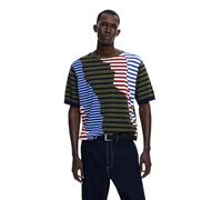 Desigual TS_Terranova T-Shirt, Verde, M Men's