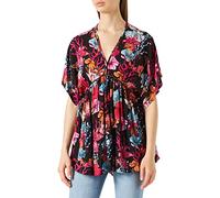 Desigual Vest_Angelina Traje de baño Encubrir, Black, XL De Las Mujeres