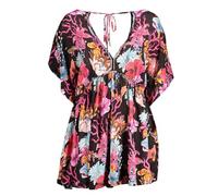 Desigual Vest_Angelina Traje de baño Encubrir, Black, XL De Las Mujeres