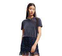 Desigual Vest_bilba, 5000 Navy Vestido Informal, Azul, XS Mujeres