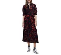 Desigual Vest_Camisero_PLISA, 3029 Rojo Oscuro, S