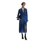 Desigual Vest_CAMISEROLICUAD Casual Dress, Azul, S Women's
