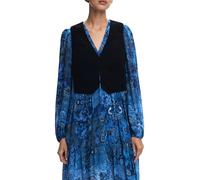 Desigual Vest_Chaleco Casual Dress, Azul, XL Women's