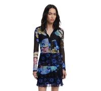 Desigual Vest_Coral_Lacroix Casual Dress, Negro, S Women's