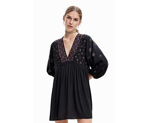 Desigual Vest_Creta 2000 Vestido, Negro, XS Mujeres