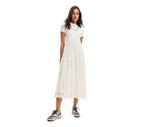 Desigual Vest_Darling Vestido, Blanco, XL para Mujer