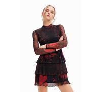 Desigual Vest_Forest-Lacroix Vestido, Rojo, S Mujeres
