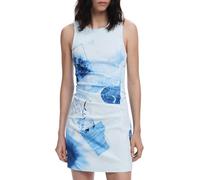 Desigual Vest_FOTOAZUL Casual Dress, Azul, L Women's