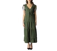 Desigual Vest_GINGY Vestido Casual, Verde, XS para Mujer
