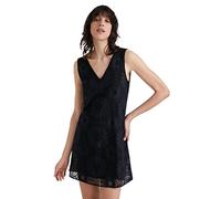 Desigual Vest_Hamburgo Vestido Casual, Negro, S para Mujer
