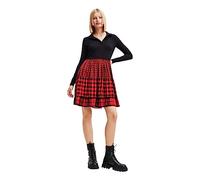 Desigual Vest_harryst Vestido, Rojo, M para Mujer