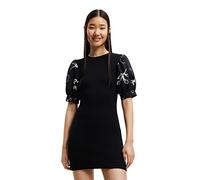 Desigual Vest_Kassandra, 2000 Black Vestido Informal, Negro, L Mujeres