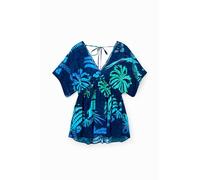 Desigual Vest_KO Samui Conjunto de Bikini, Azul, M Mujeres