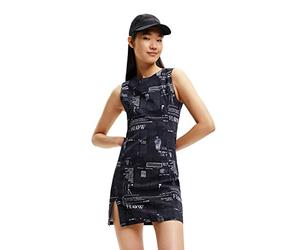 Desigual Vest_Lea, 2000 Black, Vestido Informal Mujer