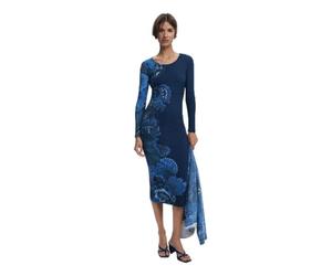 Desigual Vest_LIMBANI Casual Dress, Azul, S Women's