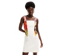 Desigual Vest_Marbella_Lacroix Vestido, Blanco, XS para Mujer