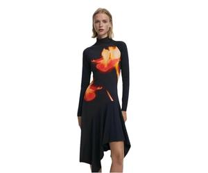 Desigual Vest_Mila Casual Dress, Negro, M Women's