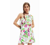 Desigual Vest_Monaco 1000 Vestido, Blanco, L Mujeres