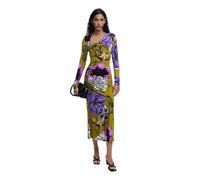 Desigual Vest_Neckline_LA Casual Dress, Verde, M Women's