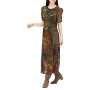 Desigual Vest_Salomon Vestido Casual, Verde, L para Mujer