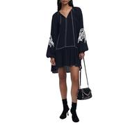 Desigual Vest_SILVIANEGRO Casual Dress, Negro, M Women's