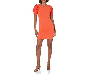 Desigual Vest_Valentina, 7022 Golden Poppy Vestido Casual, Naranja, S para Mujer