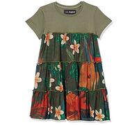 Desigual Vest_Zafiro Vestido Informal, Verde, 9-10 Años para Niñas
