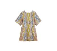 Desigual Vestido azul / amarillo / rosa 40 azul / amarillo / rosa