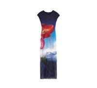 Desigual Vestido azul / lila / rojo 34 EUR