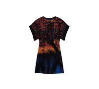 Desigual Vestido azul / naranja / rojo / negro 34 azul / naranja / rojo / negro