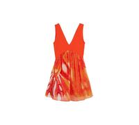 Desigual Vestido beige moteado / naranja 36 beige moteado / naranja