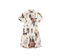 Desigual Vestido camisero beige / amarillo / verde oscuro / blanco 36 beige / amarillo / verde oscuro / blanco