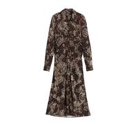 Desigual Vestido camisero crema / marrón oscuro / jade 42 crema / marrón oscuro / jade