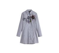 Desigual Vestido camisero gris claro / mezcla de colores 38 EUR