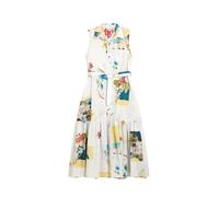 Desigual Vestido camisero mezcla de colores / blanco 38 EUR