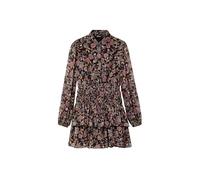 Desigual Vestido Corto Floral para Mujer, Negro -, XL