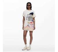 Desigual Vestido corto tipo camiseta 25SWVK20-6008 XS