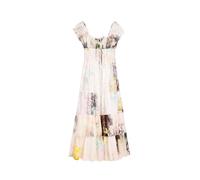 Desigual Vestido crema / amarillo / antracita / púrpura 34 crema / amarillo / antracita / púrpura